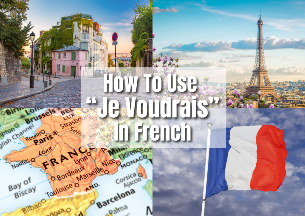 How to use "je voudrais" in French