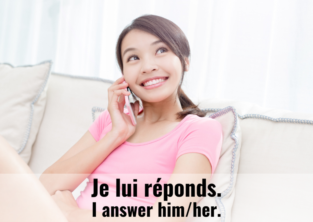 Example of "lui" in French