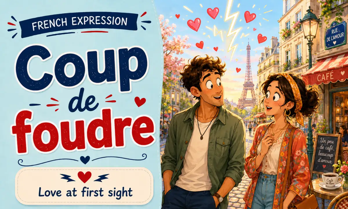 Coup de foudre &ndash; Love at first sight &ndash; French expression
