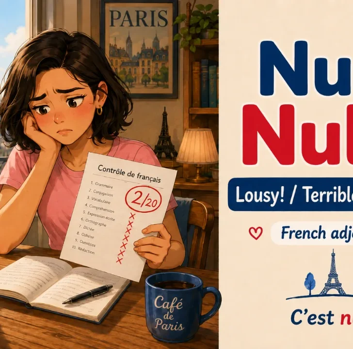 Nul, nulle — Meaning, pronunciation, examples with native audio