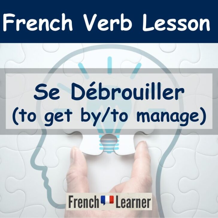 French Reflexive Verb: Se Débrouiller (To get by, to manage)