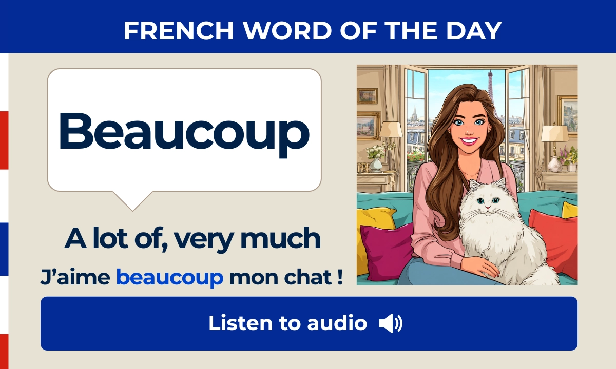 Beaucoup &ndash; A lot of, very much &ndash; French Word of the Day