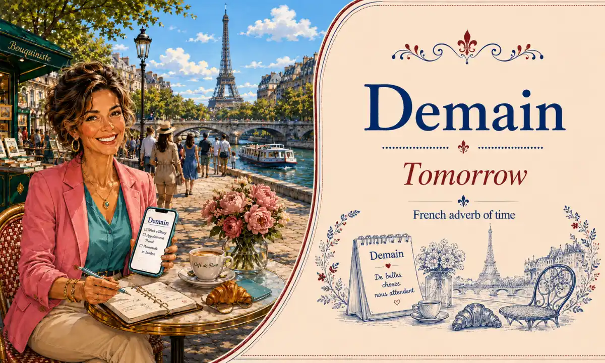 Demain &ndash; Tomorrow &ndash; French adverb of time &ndash; French Word of the Day
