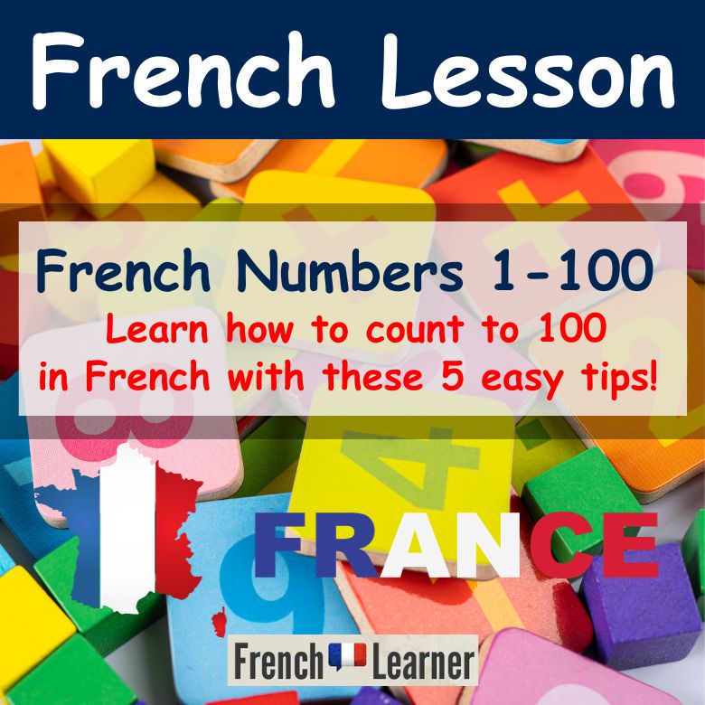 French Numbers 1-100