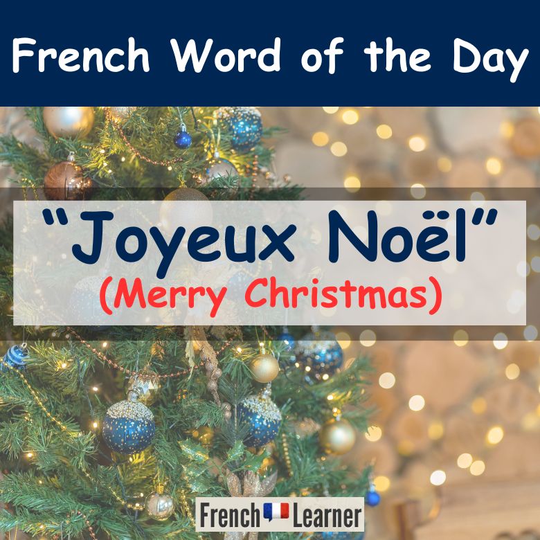 Joyeux Noël - Merry Christmas in French