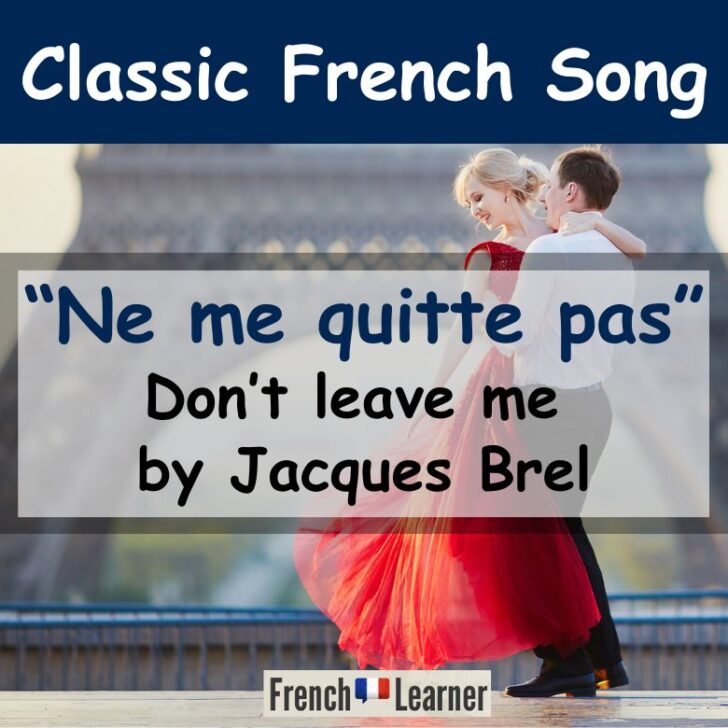 Ne me quitte pas – song and lyrics by Jacques Brel
