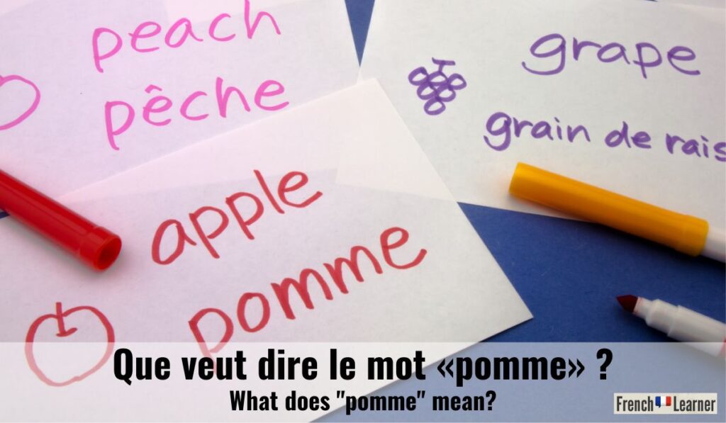 Example of how to use "que veut dire" in French