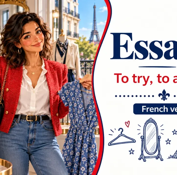 Essayer meaning in French, pronunciation & examples