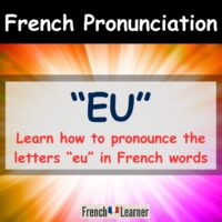 EU pronunciation in French