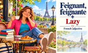 Feignant – Lazy – French adjective