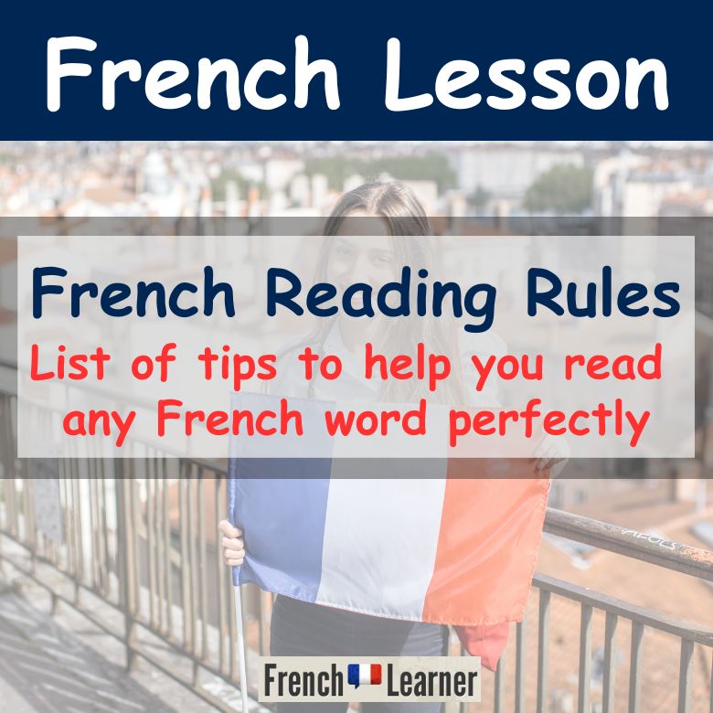 French Reading Rules