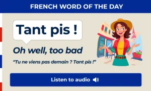 Tant pis β oh well, too bad β French Word of the Day