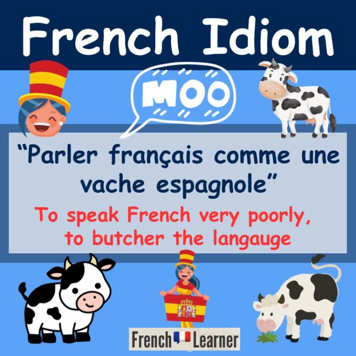 Parler français comme une vache espagnole – French Expression