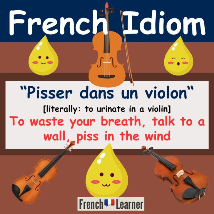 Pisser dans un violon (Waste your breath / talk to a wall)