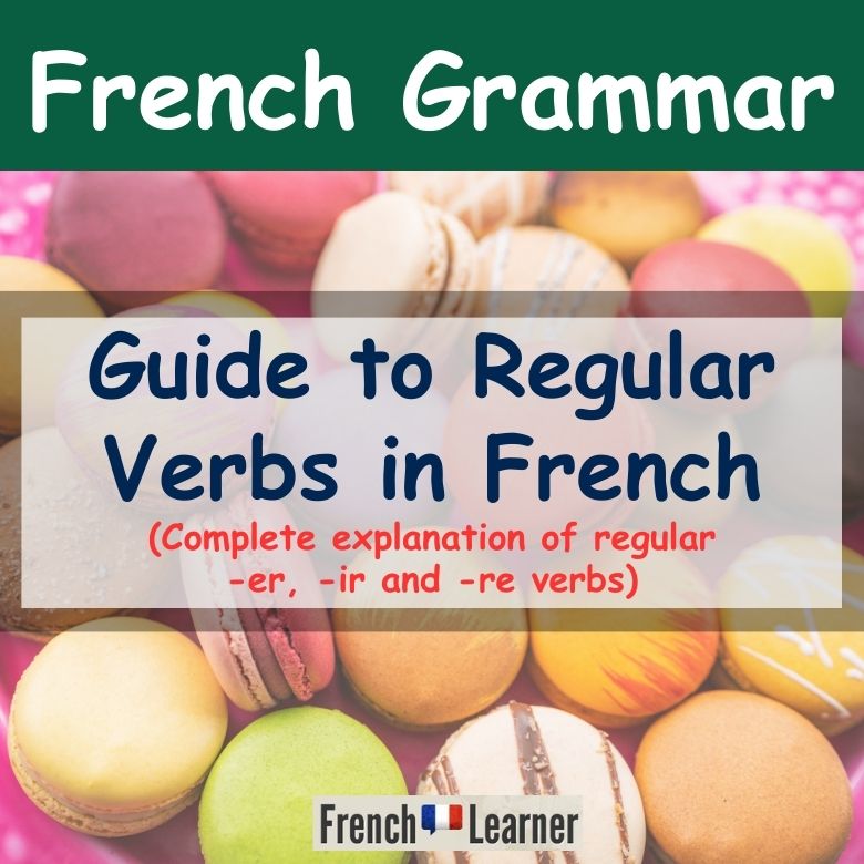 Regular verbs in French