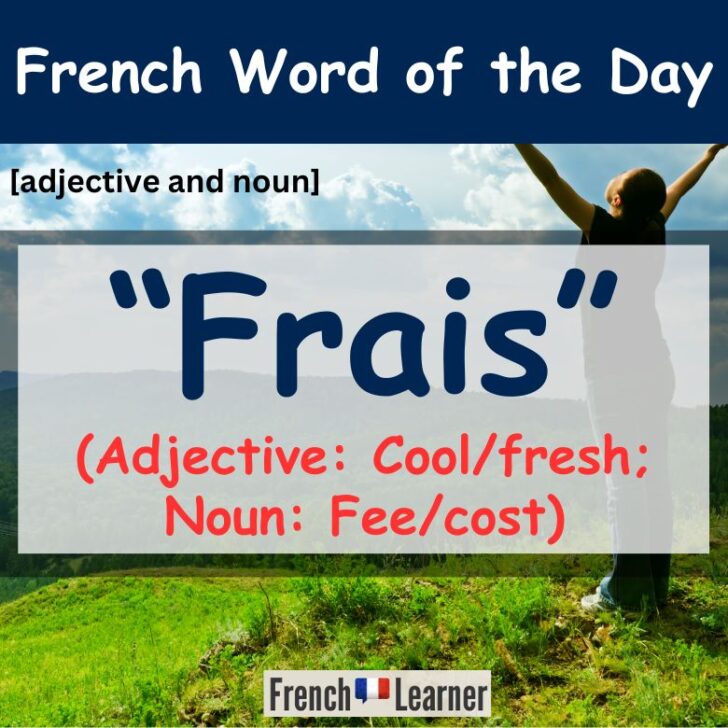 Frais Meaning & Translation – Cool, Fresh & Fee in French