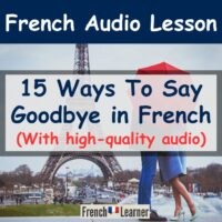 Goodbye In French: 15 Expressions beyond 