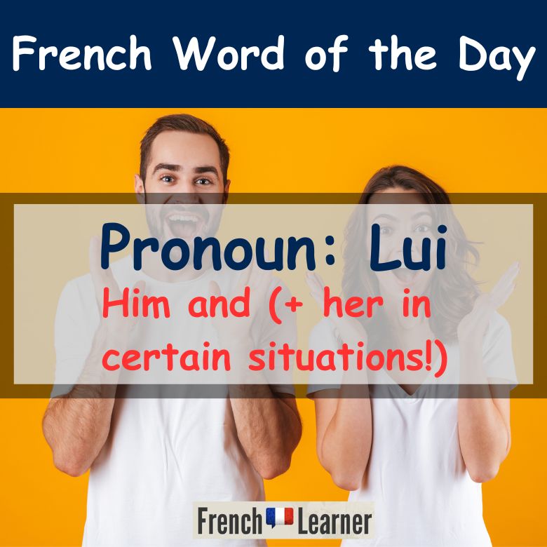 French pronoun lui
