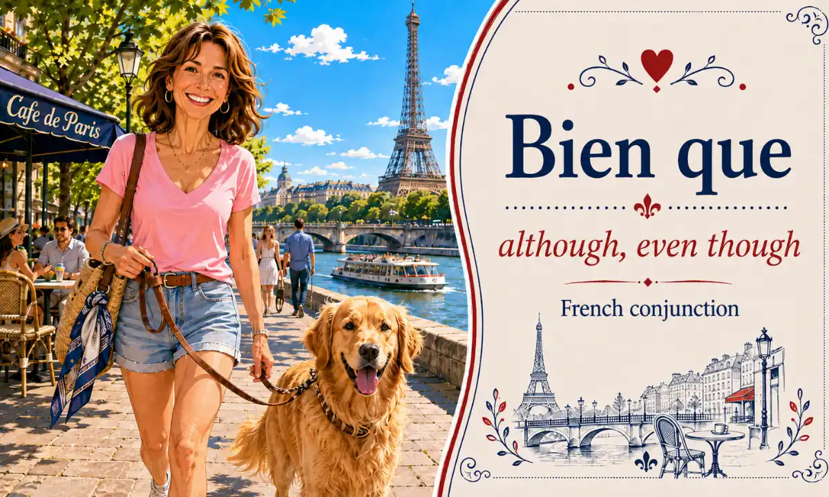 Bien que – Although, even though – French conjunction – French Word of the Day