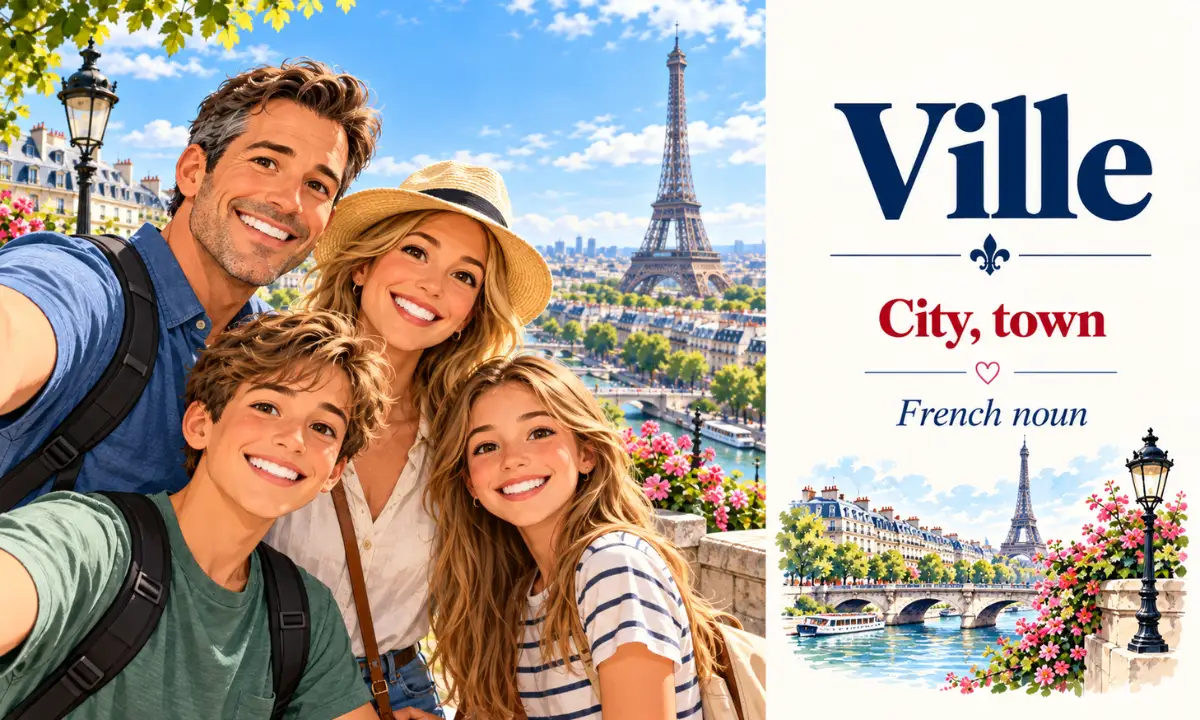 Ville – City, town – French noun