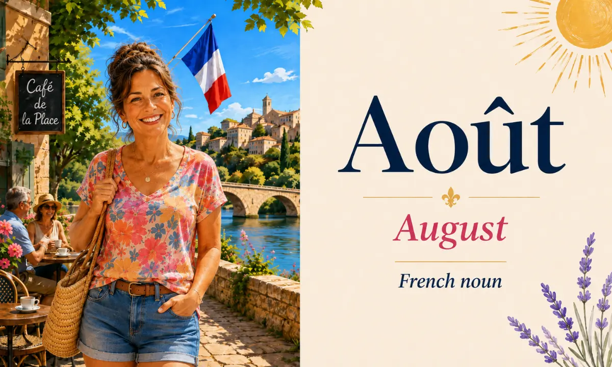 Ao&ucirc;t &ndash; August &ndash; French noun &ndash; French Word of the Day