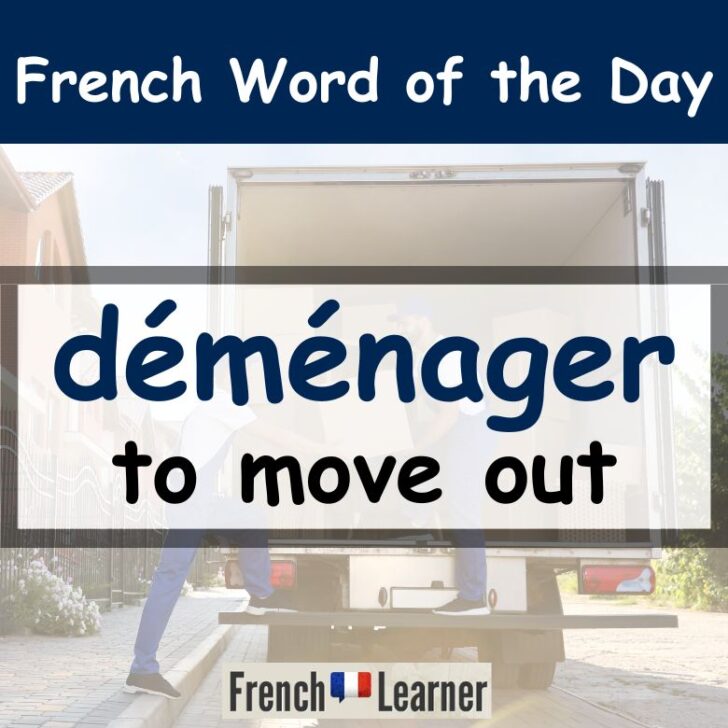 How To Use “Déménager” (To Move Out) In French