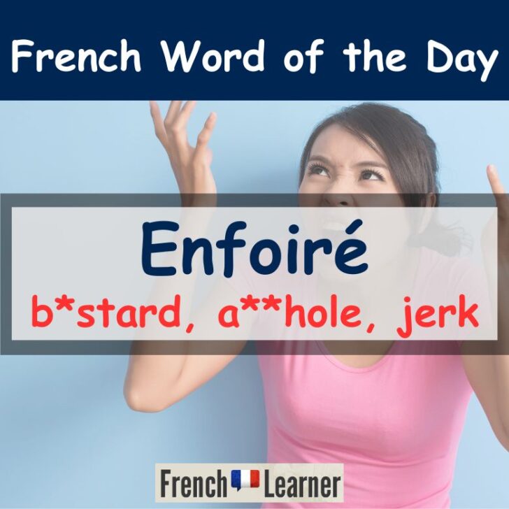 Enfoiré – B*stard, A**hole in French