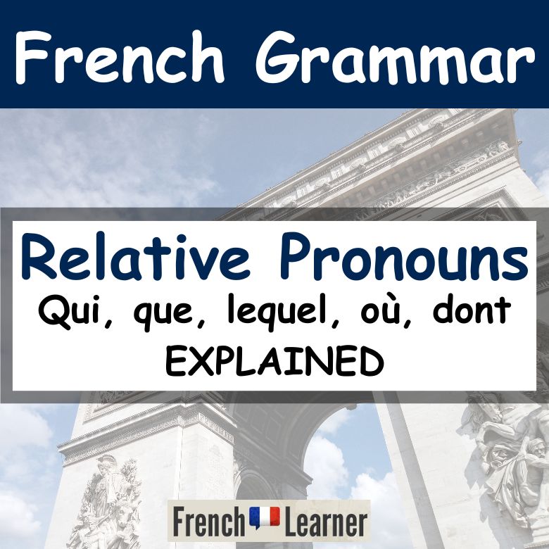 French Relative Pronouns