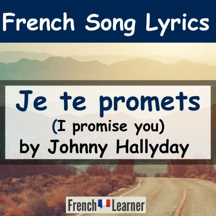 Je te promets (Johnny Hallyday) Meaning, Translation, Lyrics