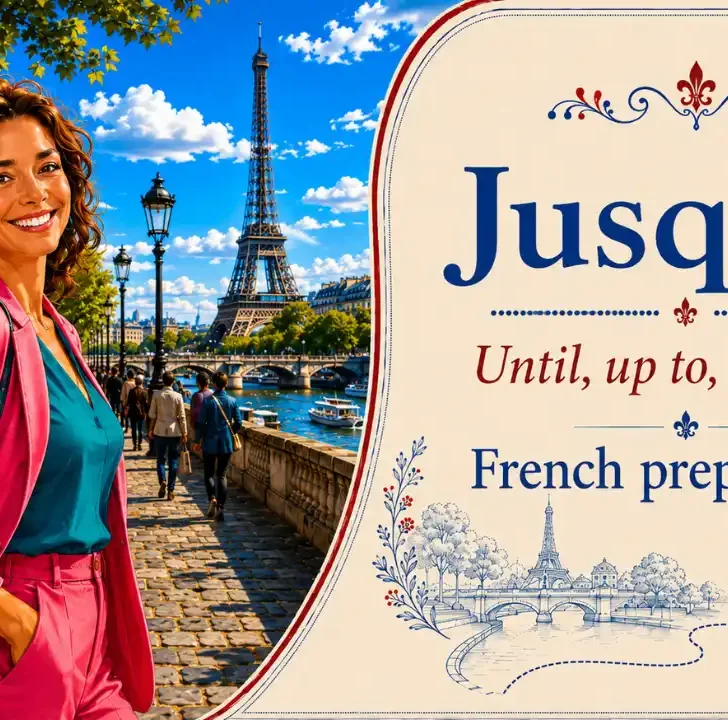 Jusqu&rsquo;&agrave; &mdash; Meaning, pronunciation, examples with native audio