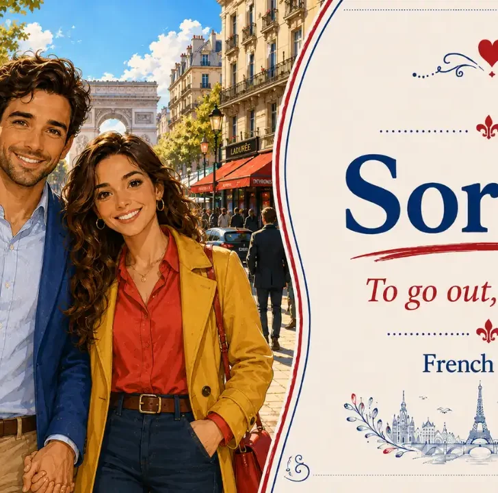 Sortir &mdash; Meaning, pronunciation, examples with native audio