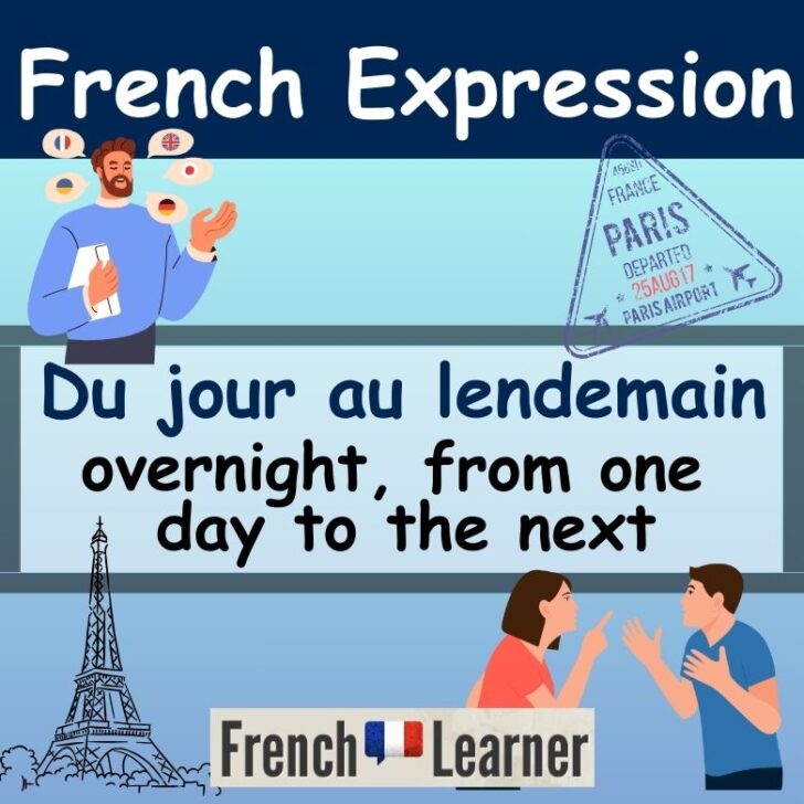Du jour au lendemain
