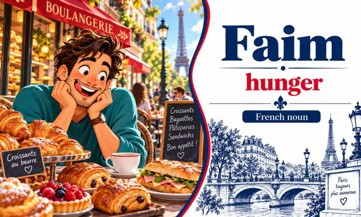 Faim – Hunger – French noun
