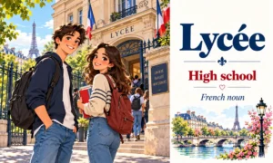 Lycée – High school – French noun
