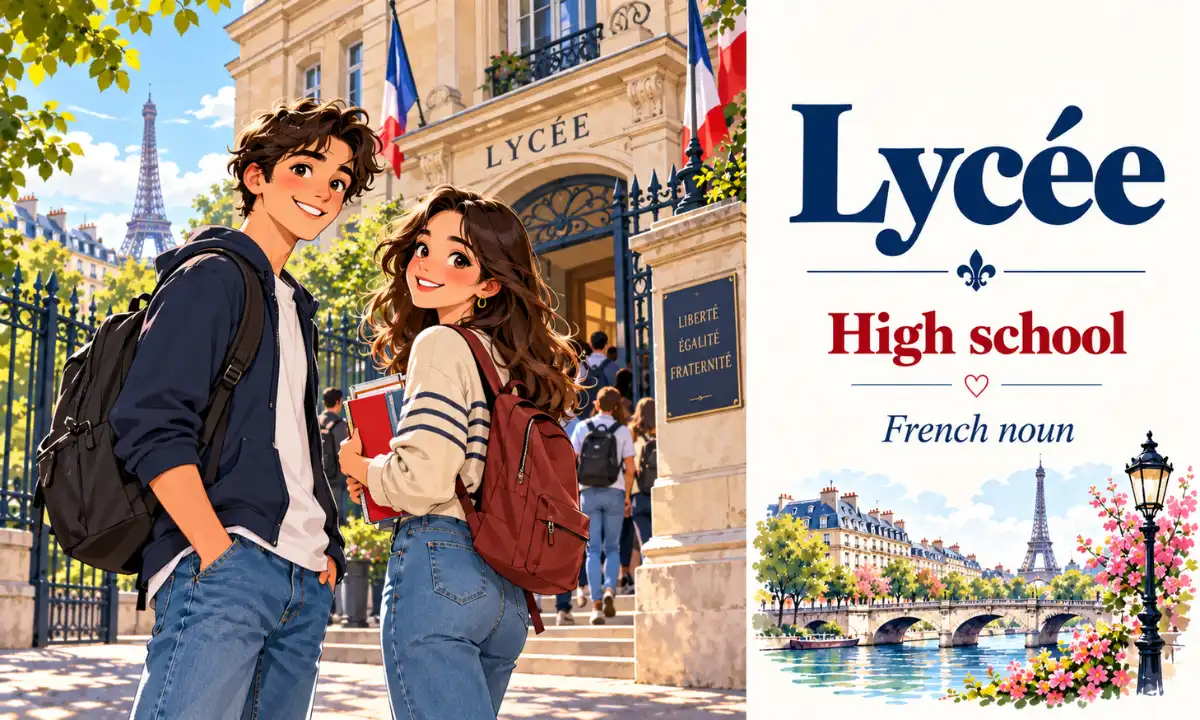 Lycée – High school – French noun
