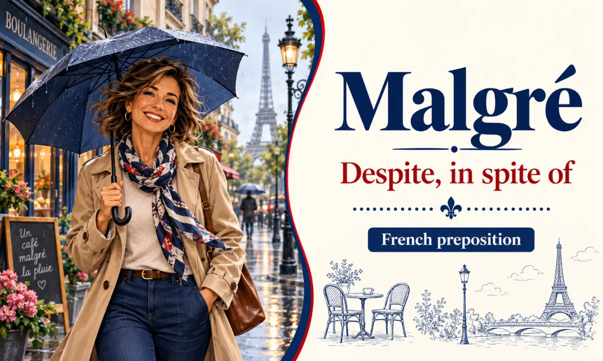 Malgr&eacute; &ndash; Despite, in spite of &ndash; French preposition