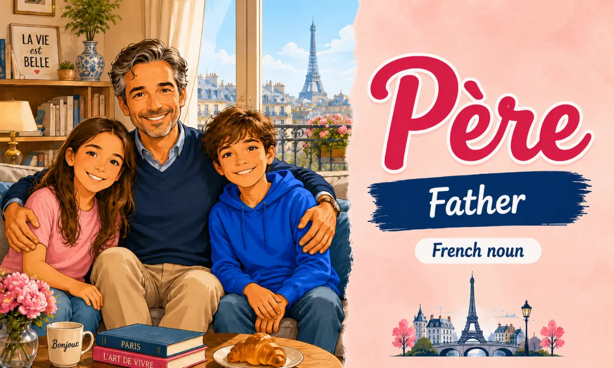 Père – Father – French Noun – French Word of the Day