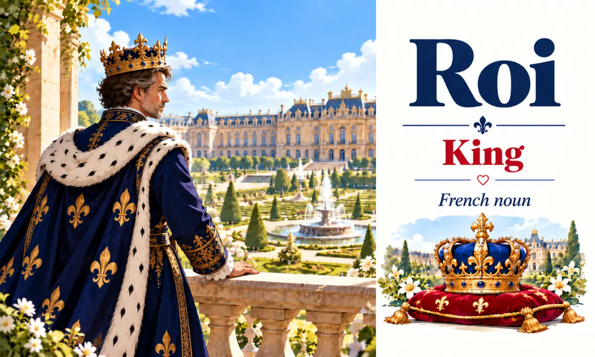 Roi – King – French noun