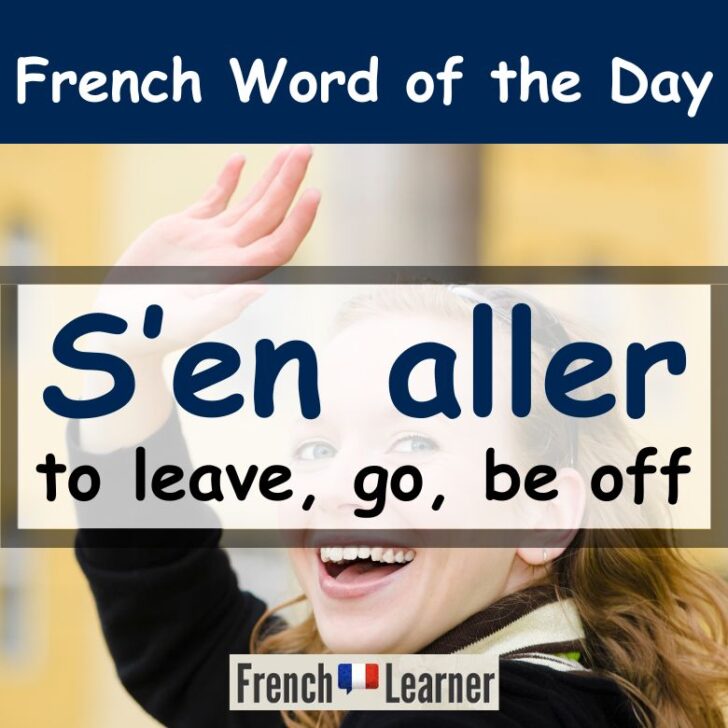 S’en Aller – To Leave, To Go, To be Off In French