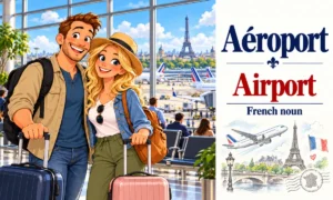 Aéroport – Airport – French noun