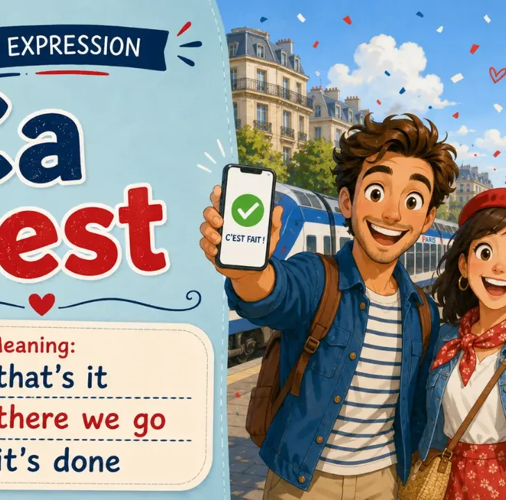 Ça y est — Meaning and pronunciation with native audio