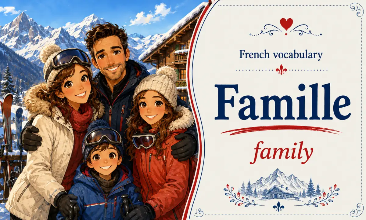 Famille – family – French Vocabulary – French Word of the Day