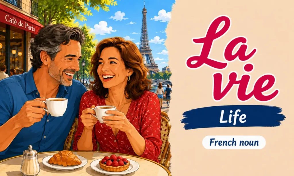 Vie – life – French noun – French Word of the Day