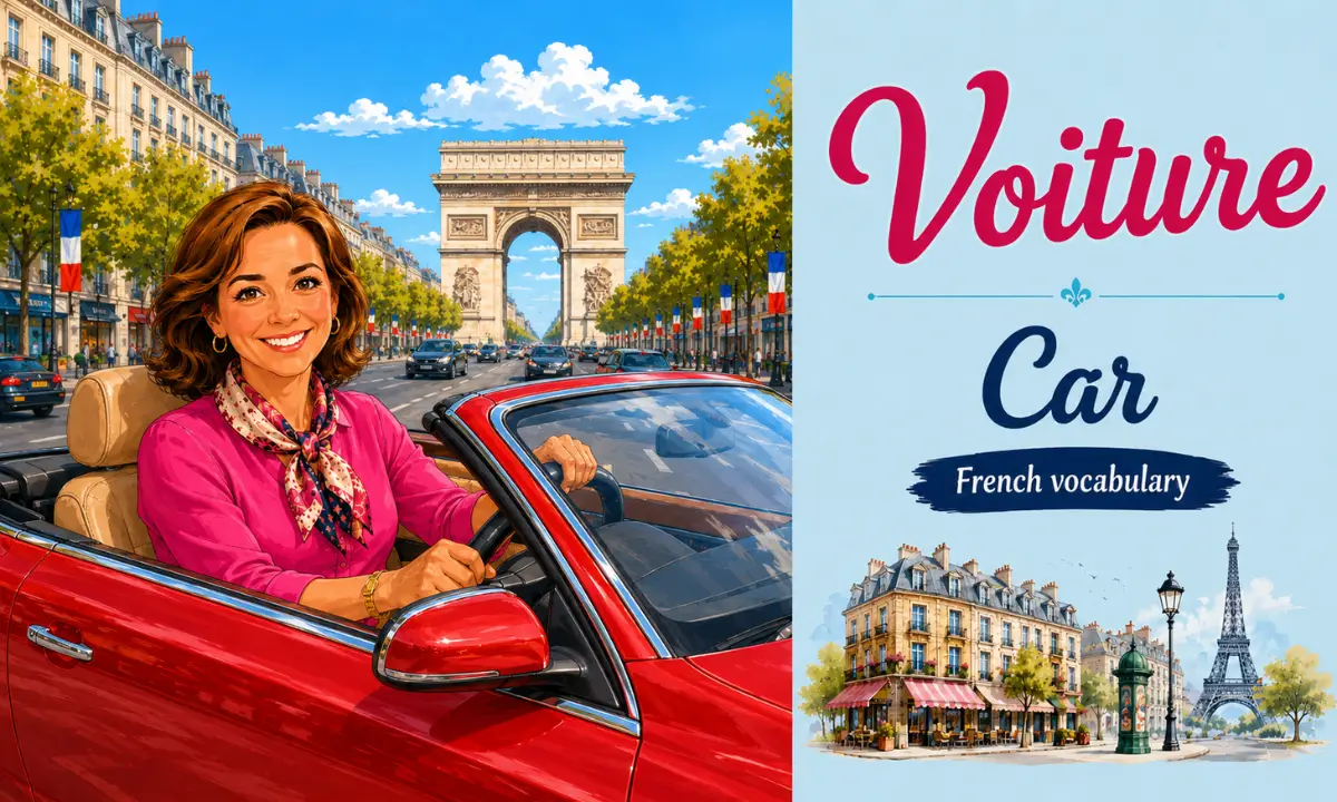 Voiture &ndash; Car &ndash; French Vocabulary &ndash; French Word of the Day