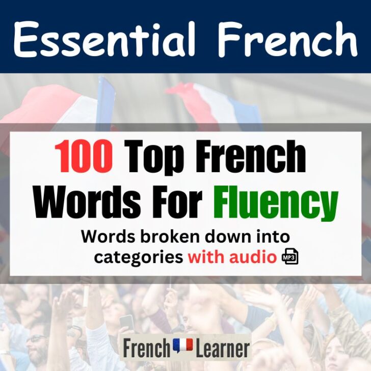 100+ Most Important French Words For Fluency (With Audio)
