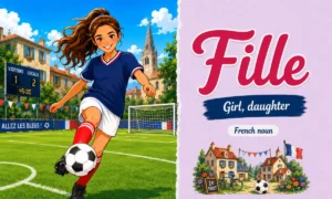 Fille – Girl, daughter – French Noun – French Word of the Day