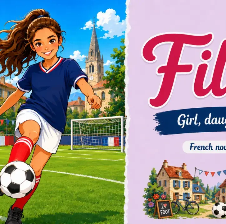 La fille — Meaning, pronunciation, examples with native audio