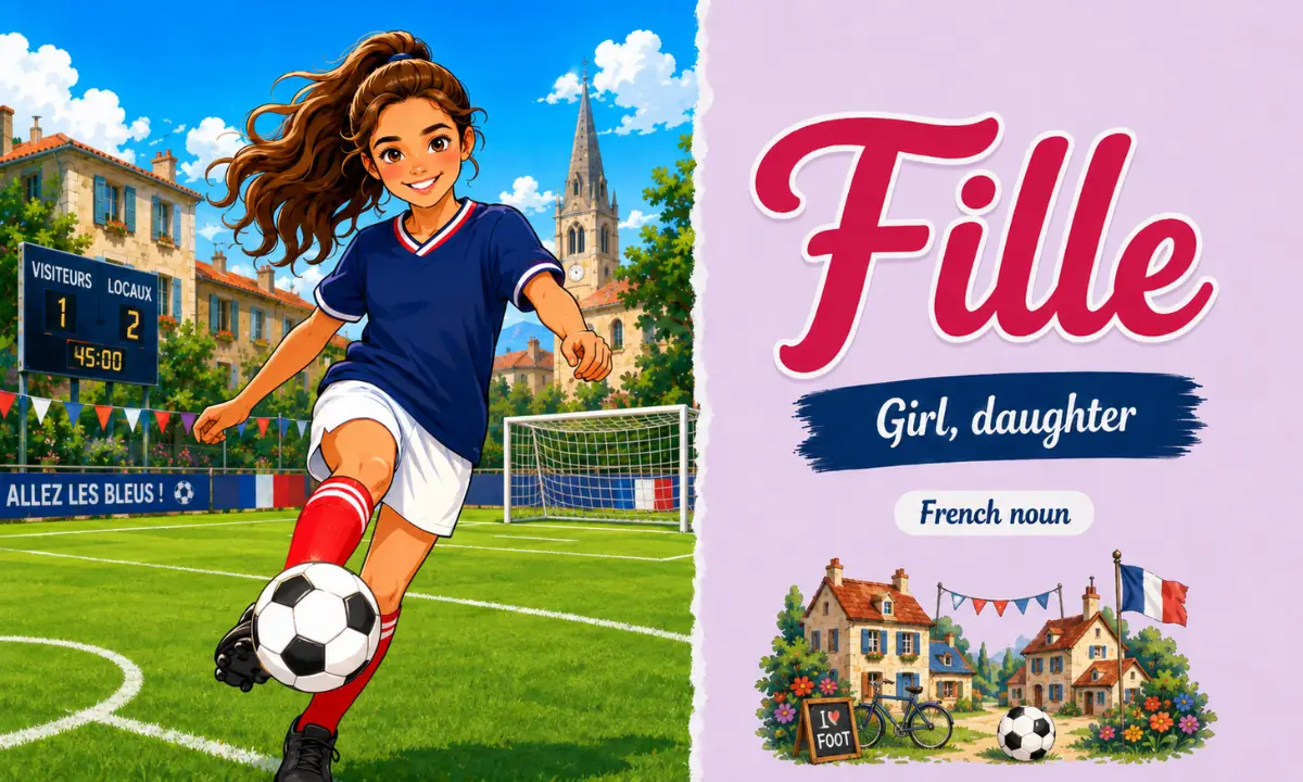 Fille – Girl, daughter – French Noun – French Word of the Day