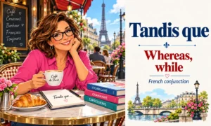 Tandis que – Whereas, while – French conjunction