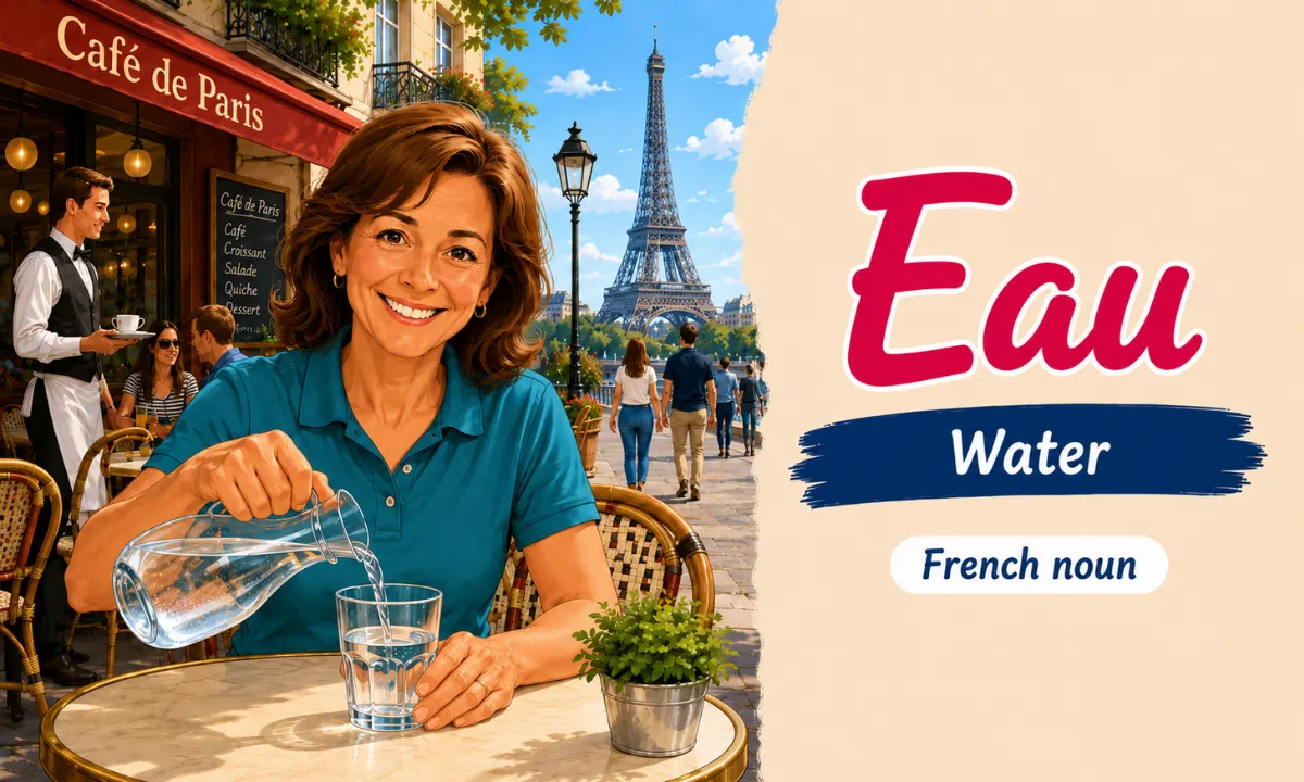 Eau – water – French noun – French Word of the Day